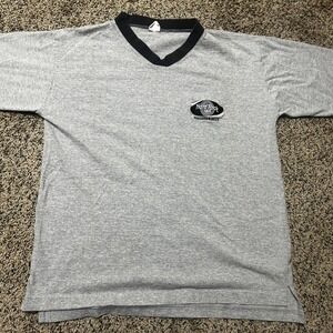 Hard Rock Cafe Niagara Falls Canada T Shirt - Men's M - Gray Ringer - Vintage